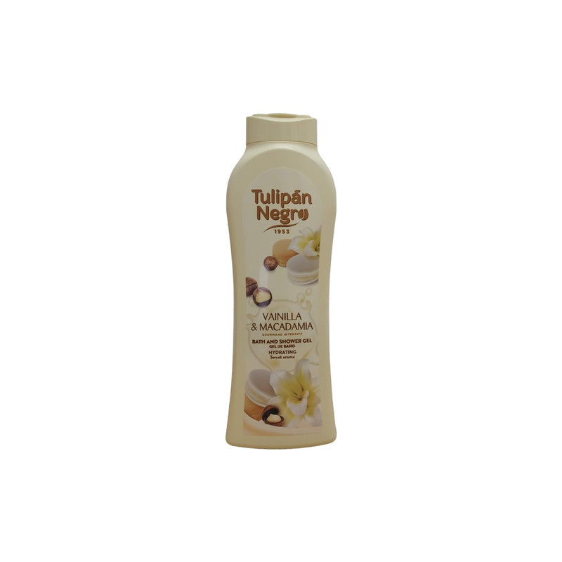 TULIPAN NEGRO Vanilla & Macadamia Bath and Shower Gel 650ml