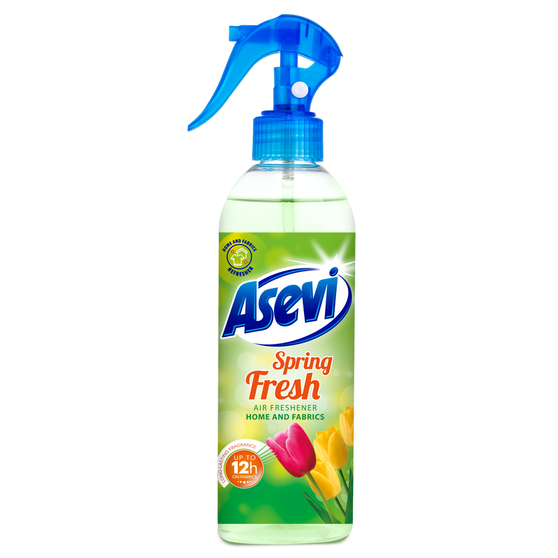 Asevi Spring Air Freshener Fabric Spray RRP £3.50 (12 UNITS)