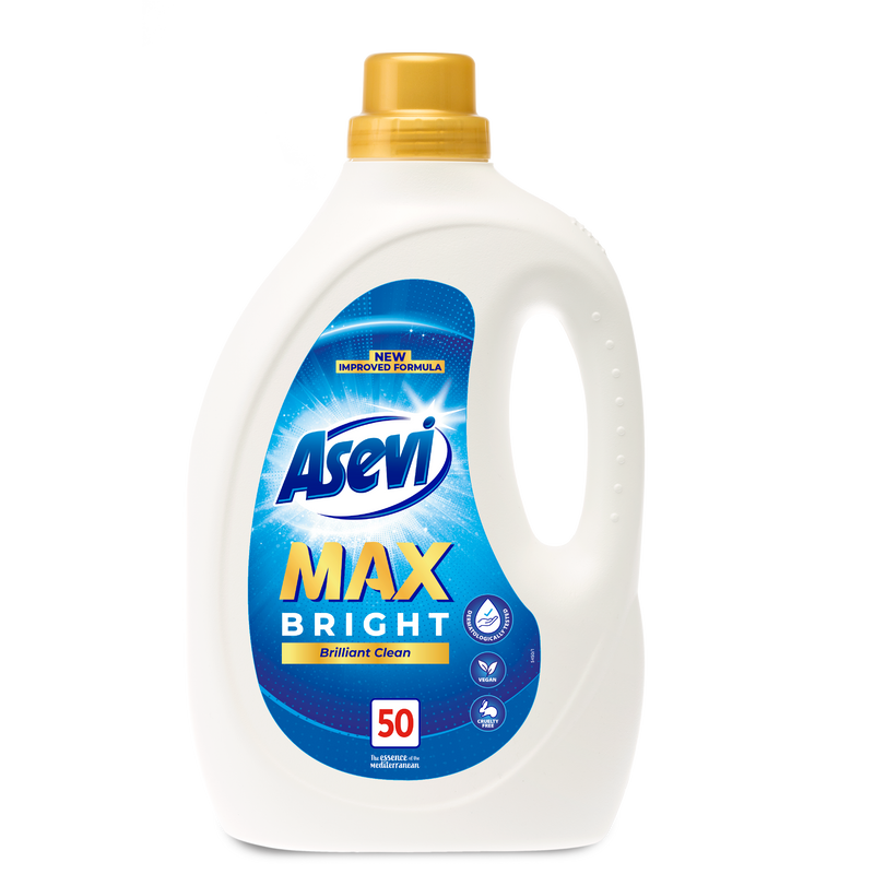 Asevi Max Active/ Bright Detergent  RRP £7.50 (5 Units)