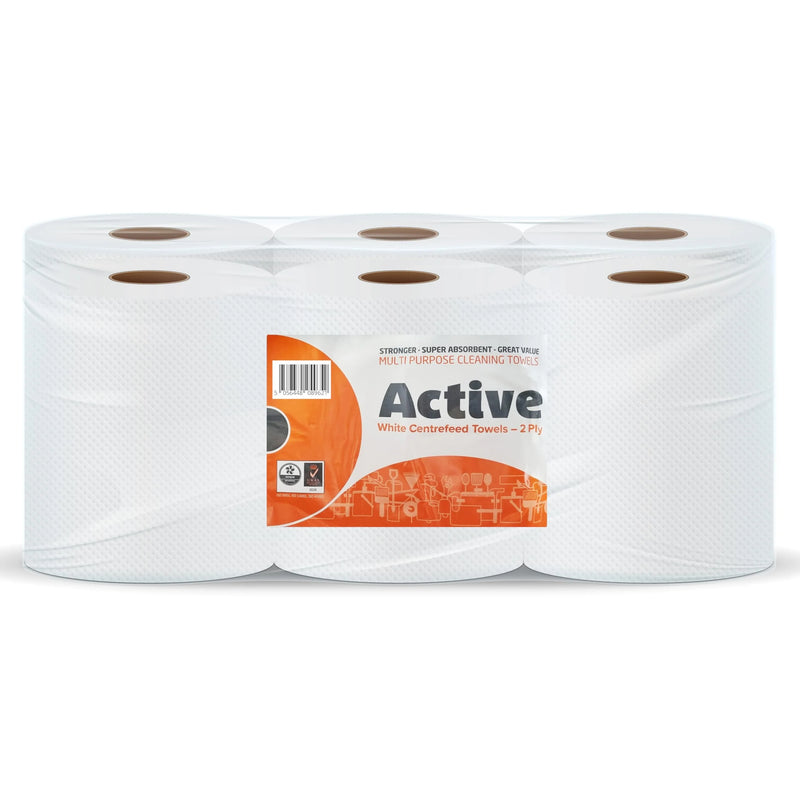 ACTIV-W White Roll - 6 pack.