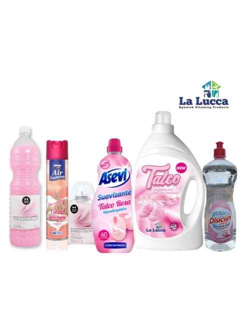 Talco Bundle (includes;  2 detergent, 1 softener, 1 air freshener, 1 iron water, 1 refill, 1 floor)