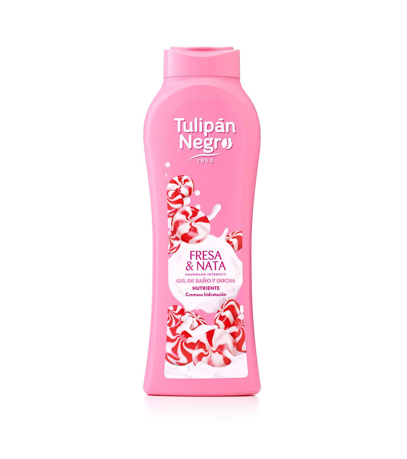 TULIPAN NEGRO Strawberry & Cream Bath and Shower Gel 650ml