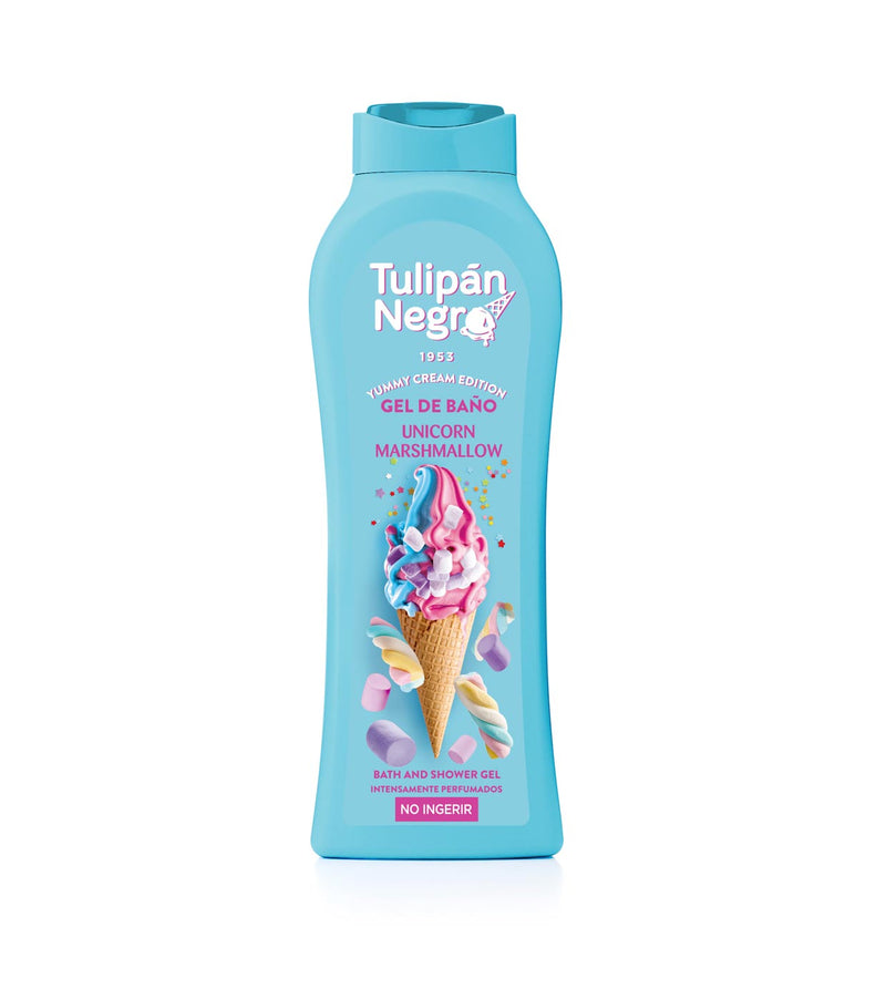 TULIPAN NEGRO Unicorn Marshmallow Yummy Cream Edition Bath Gel 650ml