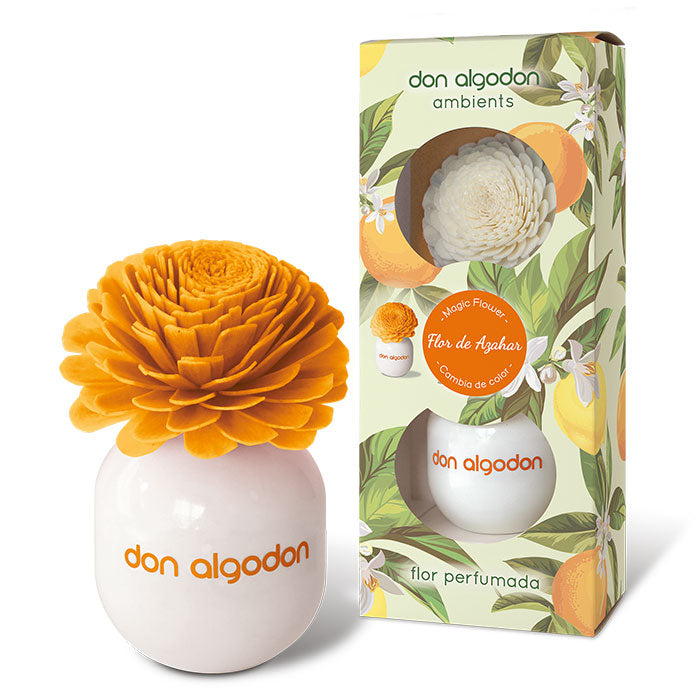 Don Algodon Flower Reed diffuser - Orange / Azahar