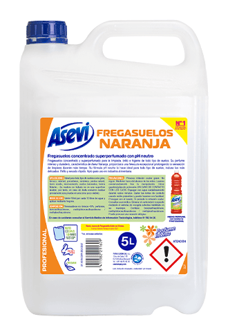Asevi Orange Professional Floor cleaner 5L